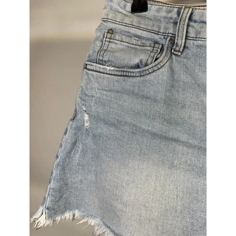 KUT FROM THE KLOTH Women's Jane High Rise Denim/Jean Long Short Blue Size 4